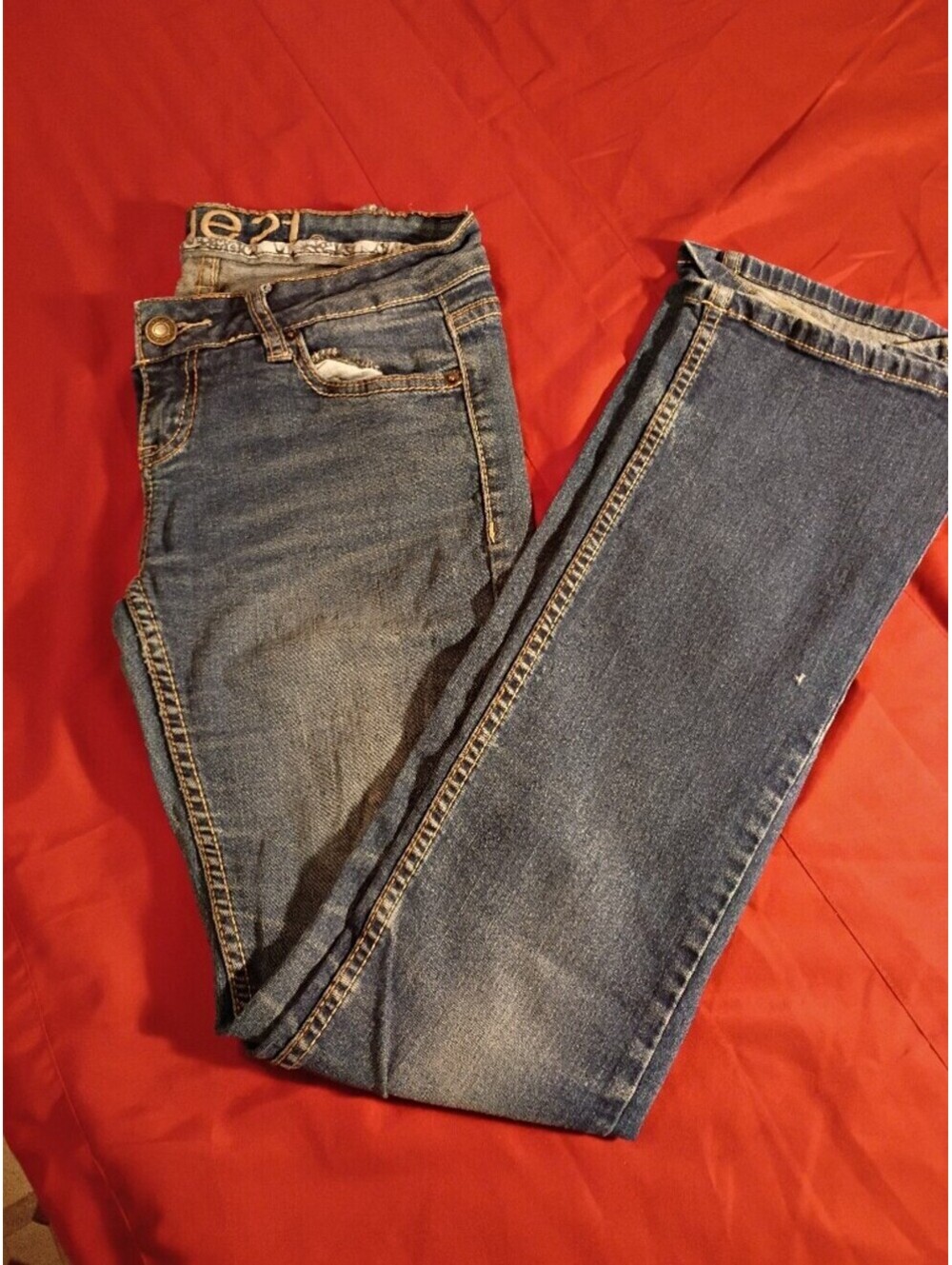 rue21 Women's Bootcut Blue Denim Jeans Size 3/4S